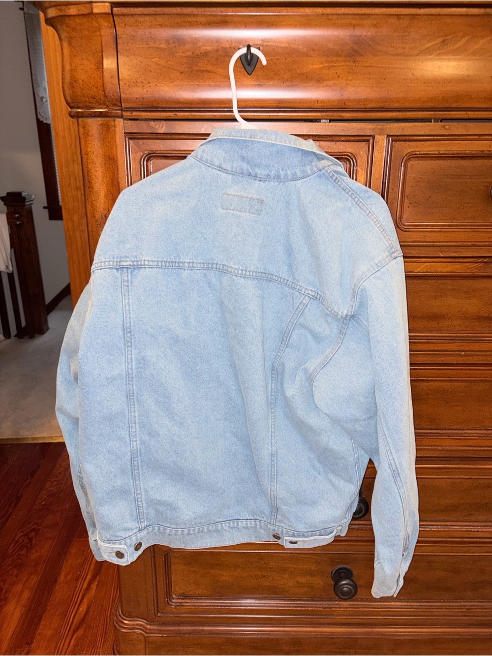 Vintage Wrangler Hero Light Wash Denim Jacket Large - Picture 2 of 6